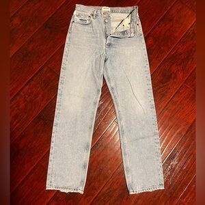 Agolde Mid Rise Denim Jeans